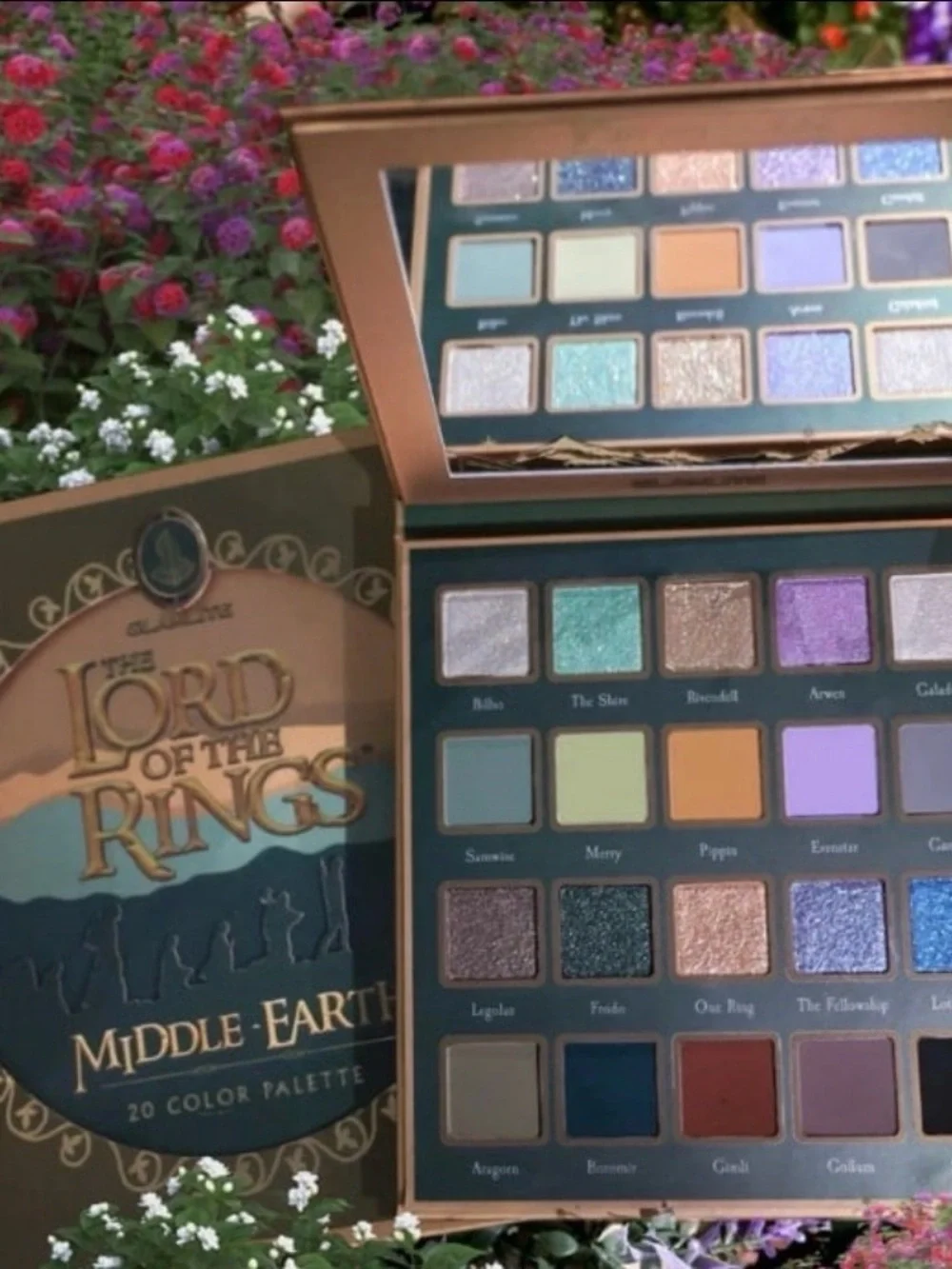 Glamlite x The Lord of The Rings Middle-Earth Eyeshadow Palette Limited Ed - NIB